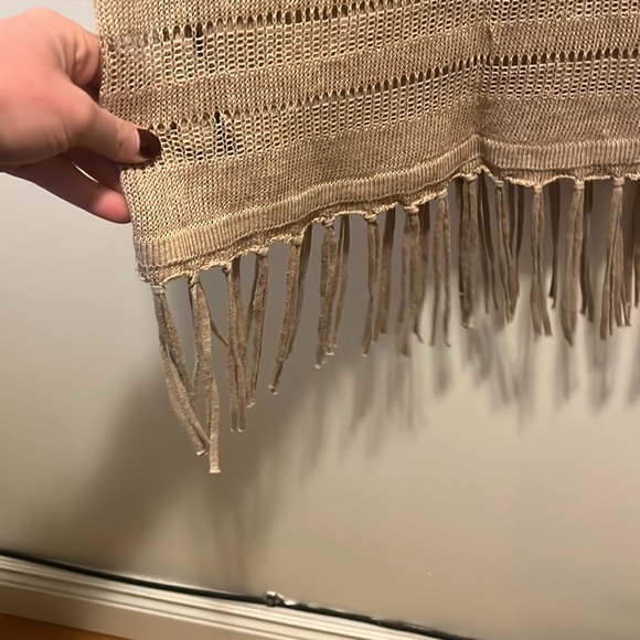 Lost + Wander Dress ‘Ku De Ta’ Crochet Sleeveless Tan Size M/L - Picture 4 of 9